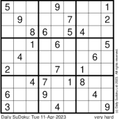 Sudoku Daily